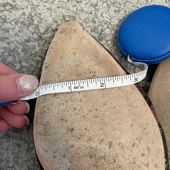 GUC Sam Edelman Raisa studded bow brocade ballet flats - Picture 3 of 13